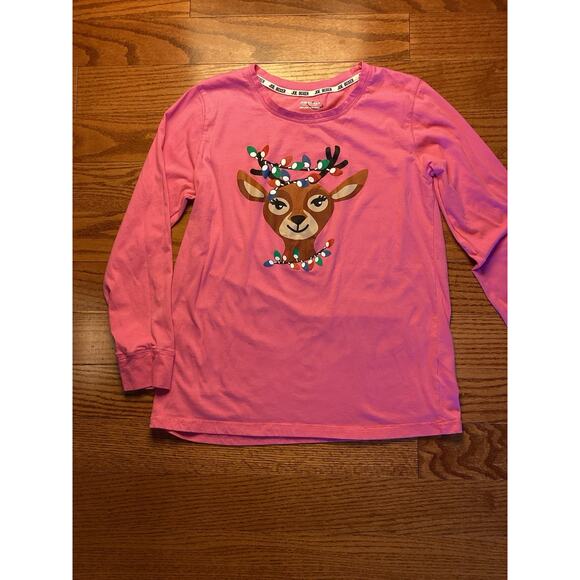 Joe Boxer Pink Reindeer Long Sleeve Tee Pajama Shirt XL - Picture 1 of 4